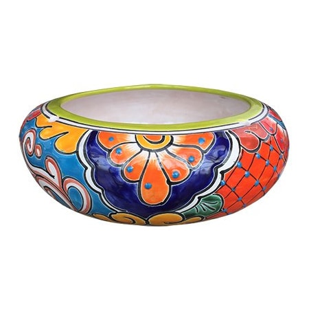 Avera Home Goods 11 Talavera Planter APG408040
